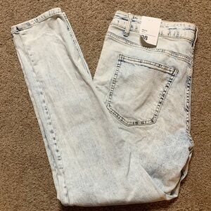 Original Use jeans Size 38 Stretch Skinny Light Indigo, New With Tags